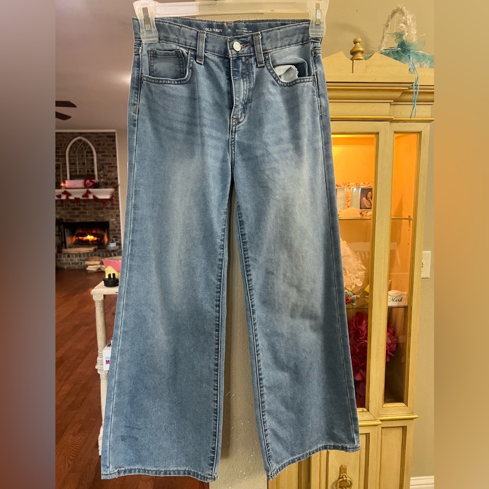 Old Navy Light Blue Flare Jeans